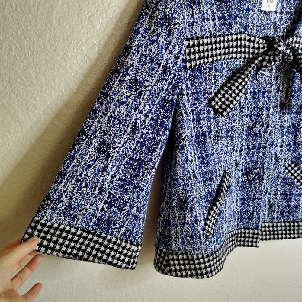 Cabi Club Jacket Front Now Button Down Sz M